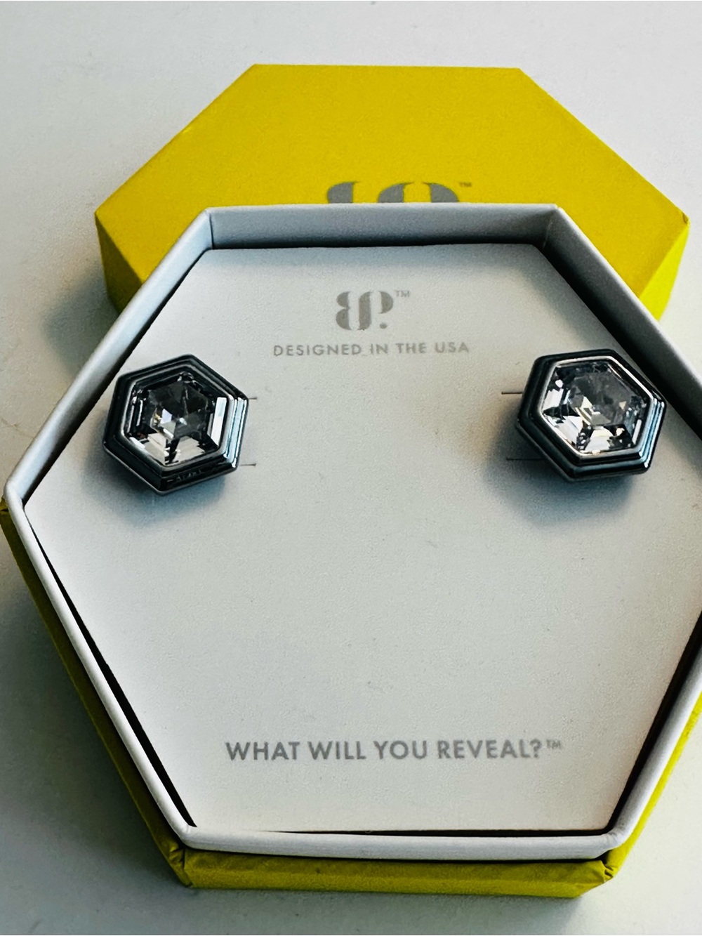 NIB Bomb Party “When Silence Glowed Softly” earrings ER76620
